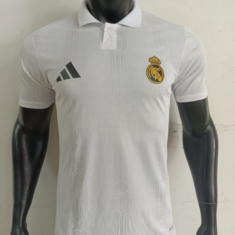 25-26 Real Madrid player version POLO white