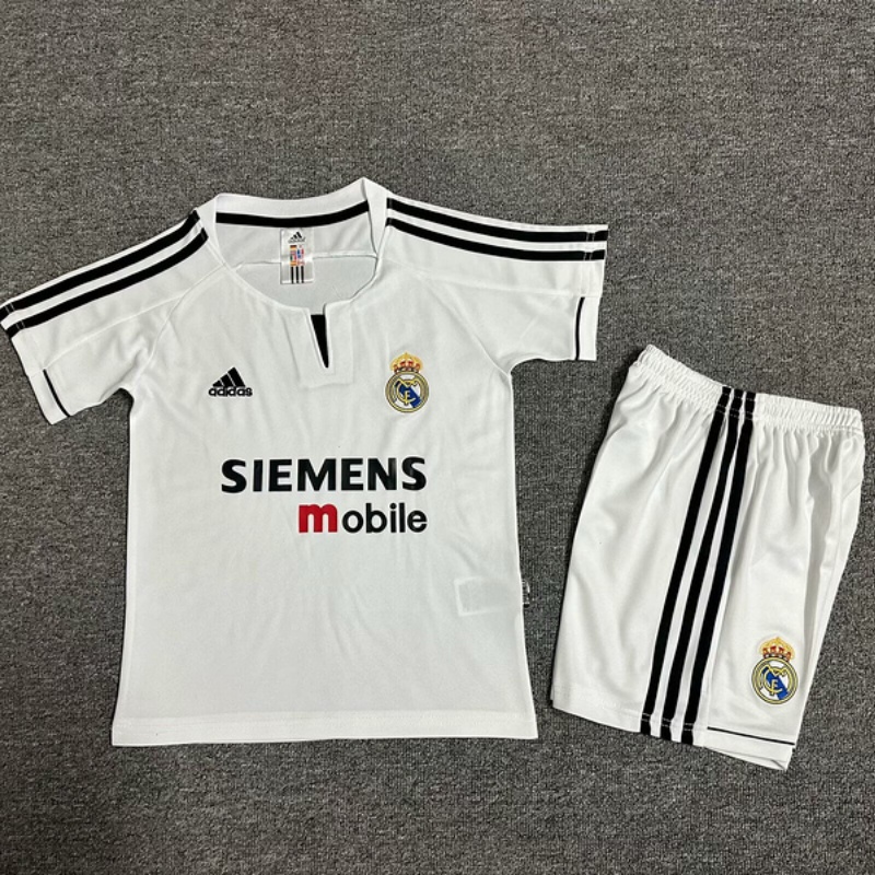 03-04 Real Madrid home retro kid kit