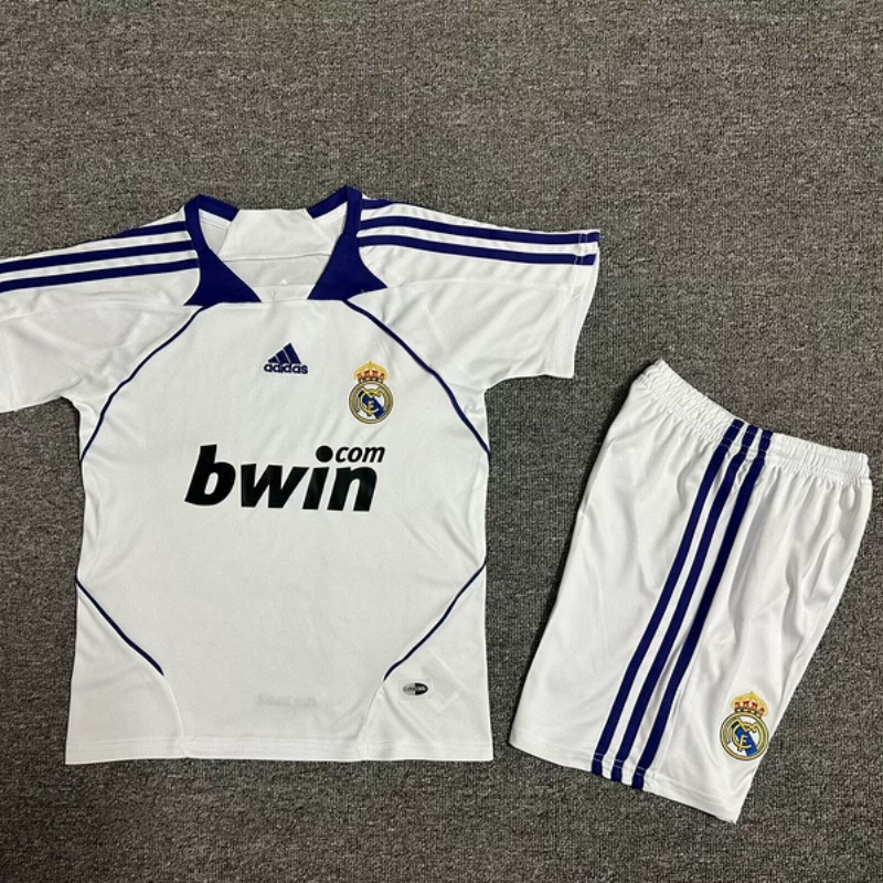 07-08 Real Madrid home retro kid kit
