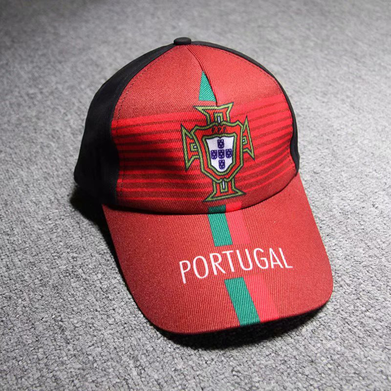 Football Team Logo Real Madrid Chelsea Arsenal Brazil Sun Hat Baseball Cap Cotton Hat Sun Protection Hat Fan Supplies