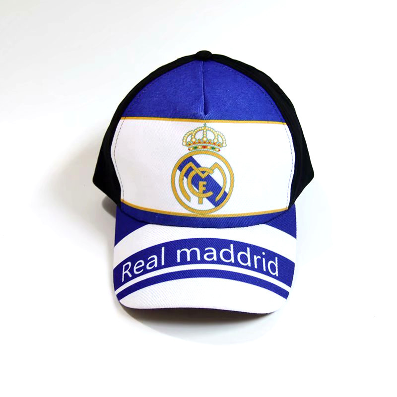 Football Team Logo Real Madrid Chelsea Arsenal Brazil Sun Hat Baseball Cap Cotton Hat Sun Protection Hat Fan Supplies