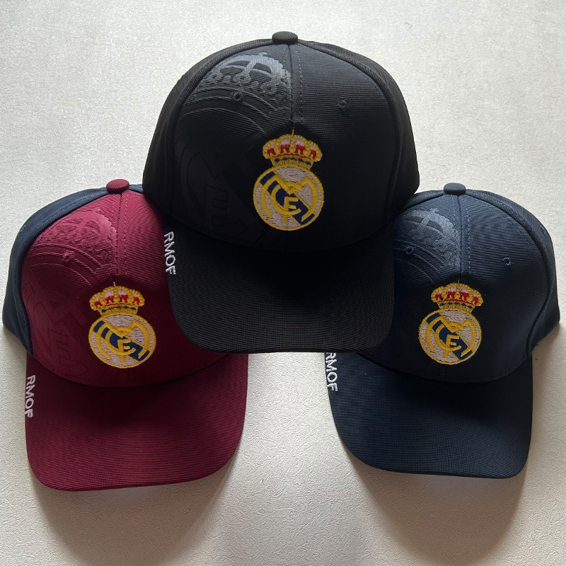 Real Madrid Soccer Cap La Liga Real Madrid Unisex Sun Protection Baseball Cap