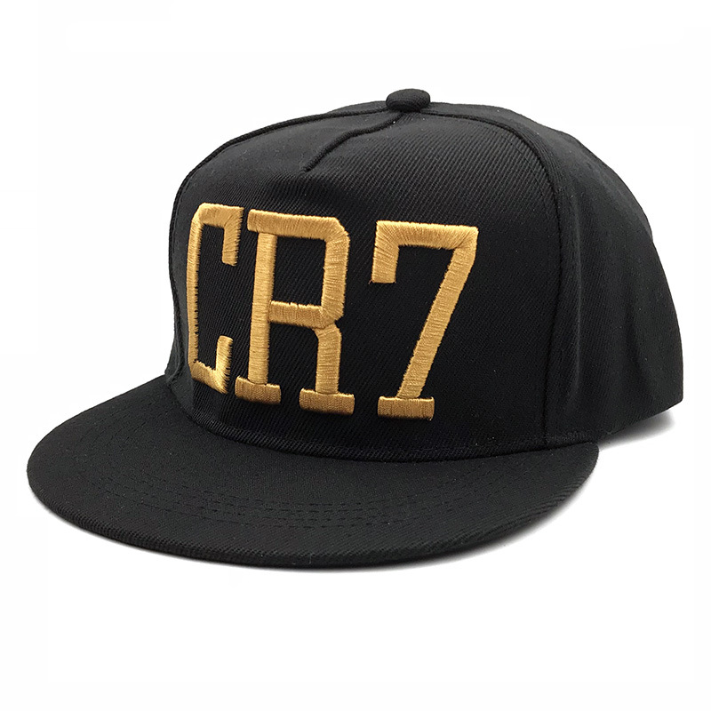 Cristiano Ronaldo Hat Men's Summer Outdoor Baseball Cap Hip-Hop Street Dance Hat Flat Brim Hat CR7 Real Madrid