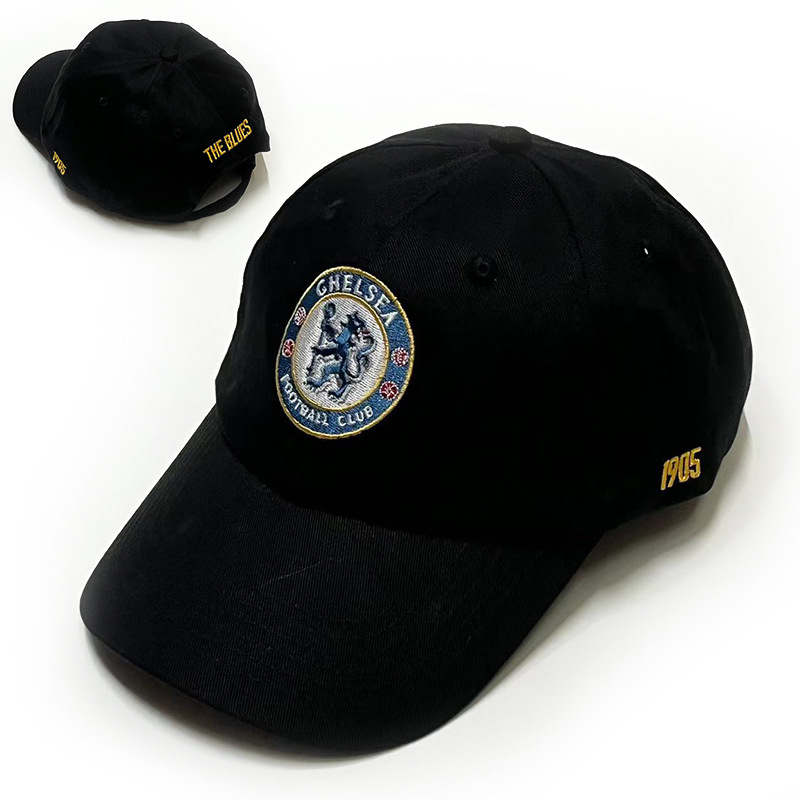 Football Club Pure Cotton Baseball Cap Sunshade Sun Protection Outdoor Sports Manchester City Paris Real Madrid Chelsea Arsenal