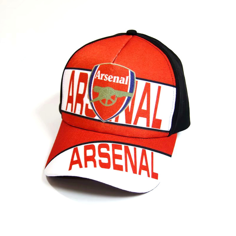 Football Team Logo Real Madrid Chelsea Arsenal Brazil Sun Hat Baseball Cap Cotton Hat Sun Protection Hat Fan Supplies