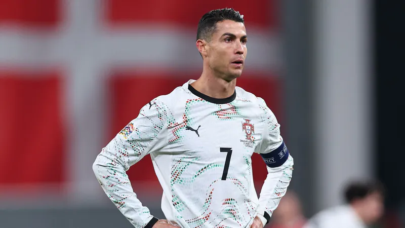 The 2025 Portugal national team's visiting Cristiano Ronaldo player edition jersey