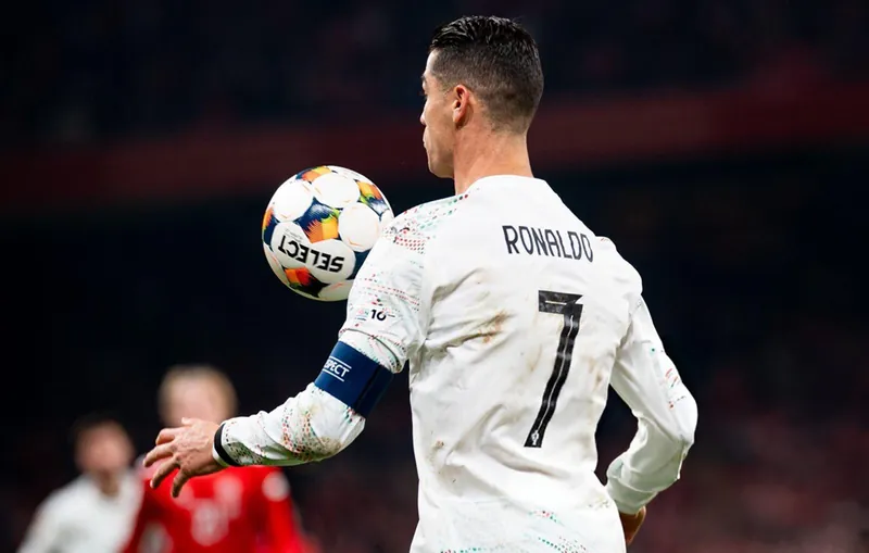 The 2025 Portugal national team's visiting Cristiano Ronaldo player edition jersey