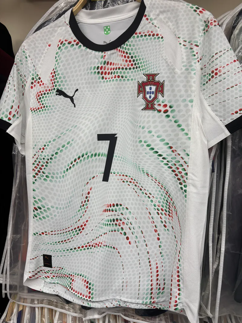 The 2025 Portugal national team's visiting Cristiano Ronaldo player edition jersey