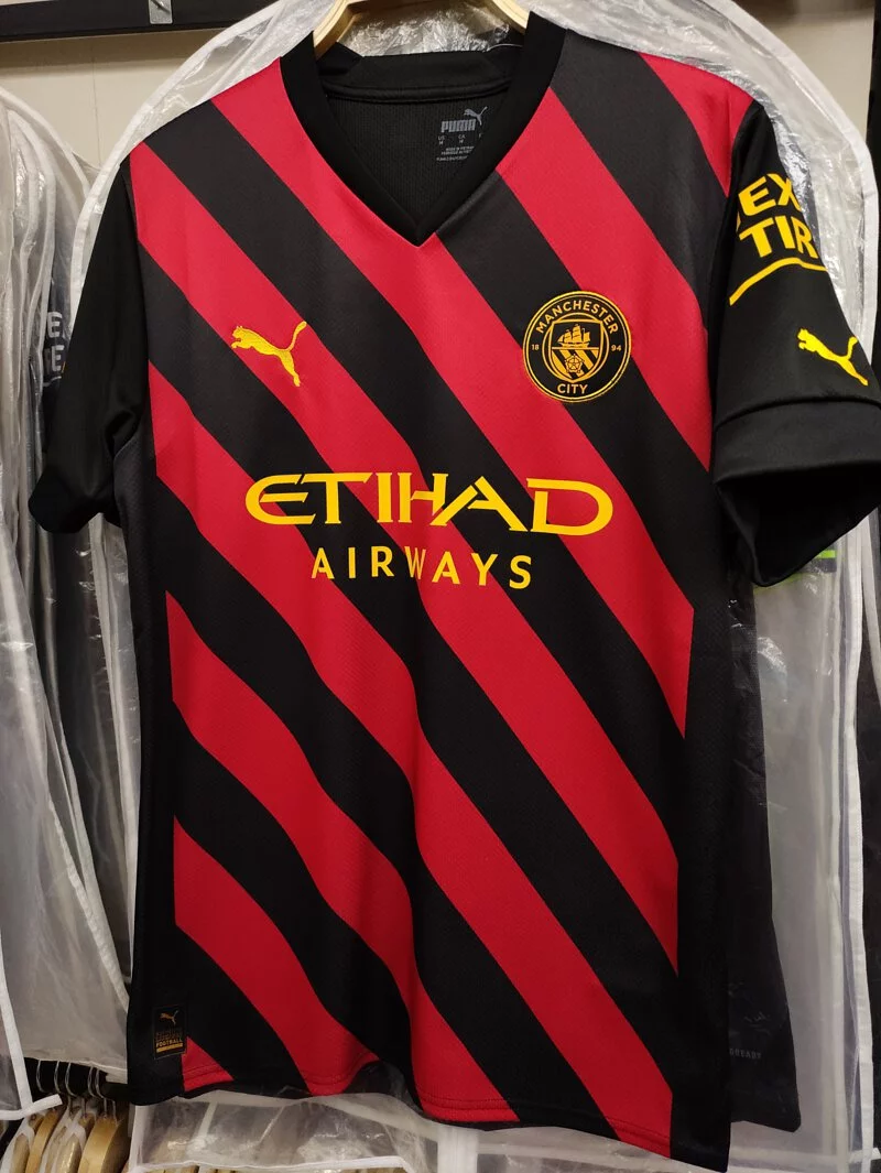 22-23 season Manchester City away Haaland jersey