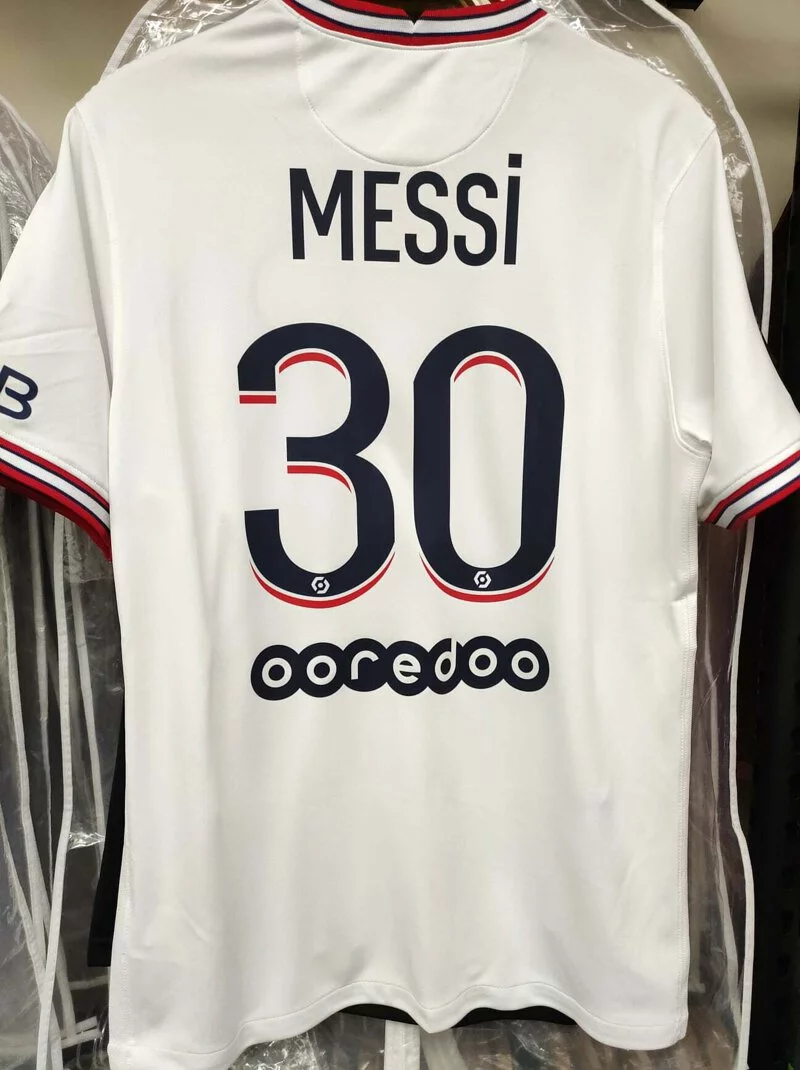 21-22 Paris Saint-Germain third away Messi jersey