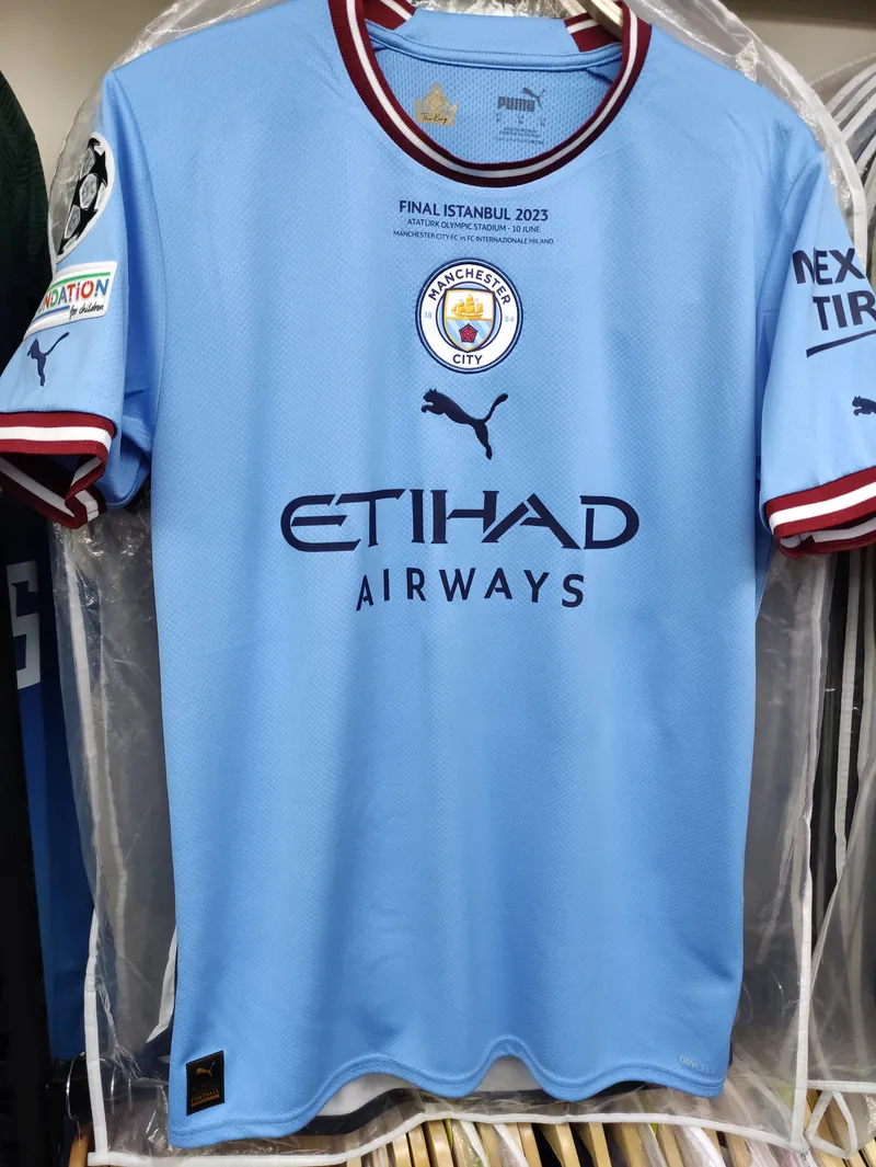 22-23 season Manchester City home Haaland jersey