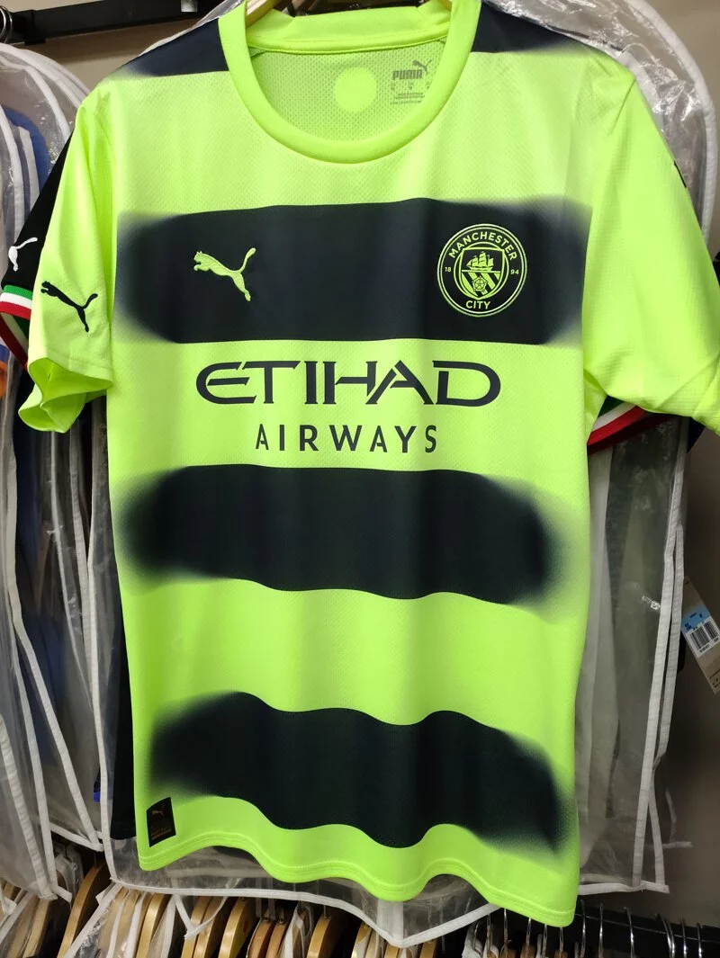 22-23 season Manchester City second away Haaland jersey