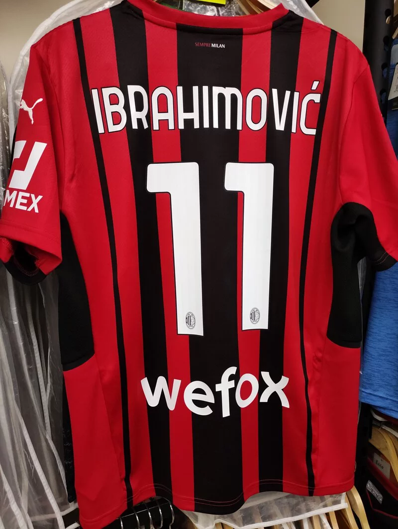 21-22 season AC Milan home Ibrahimovic jersey