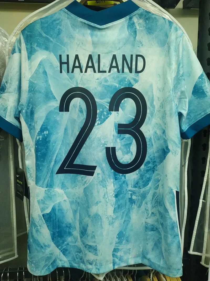 20-21 season Norway national team Haaland away jersey