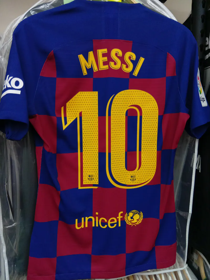 19-20 season Messi player version jersey Barcelona home