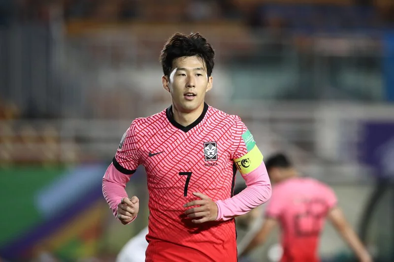 21-22 season South Korea national team home jersey Son Heung-min