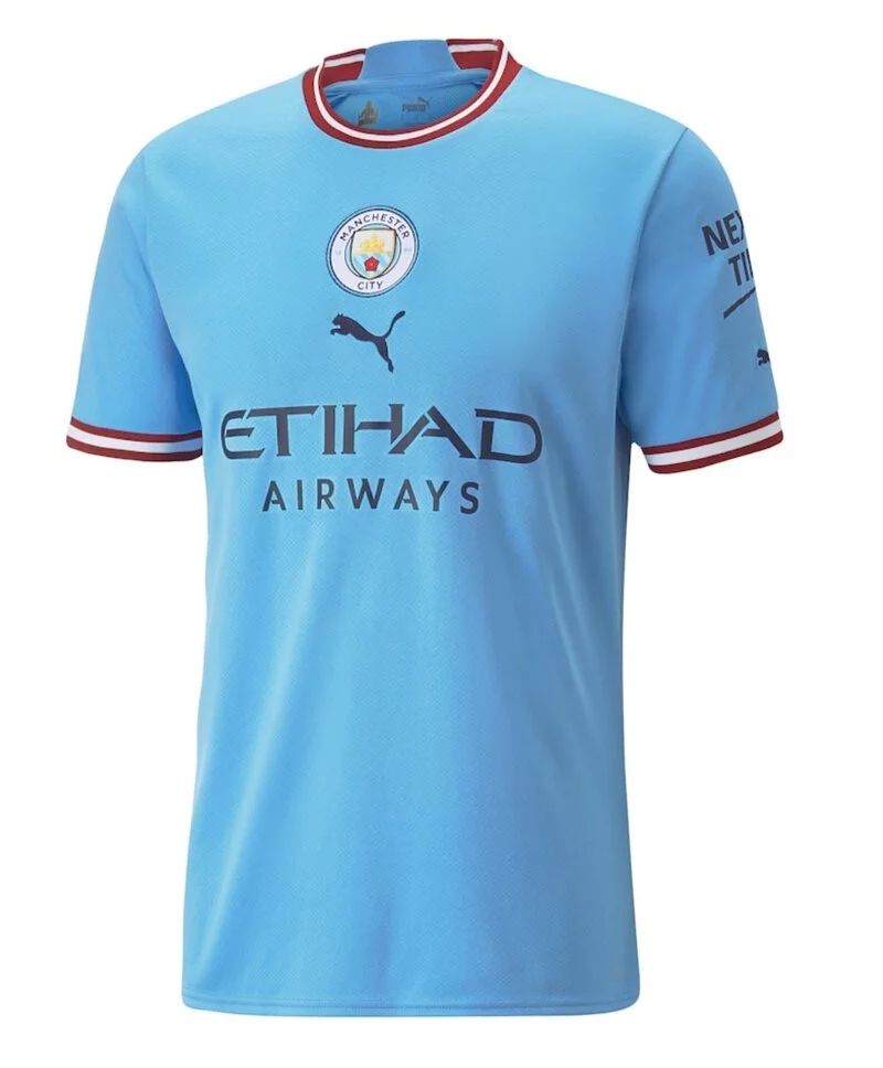 22-23 season Manchester City home Haaland jersey