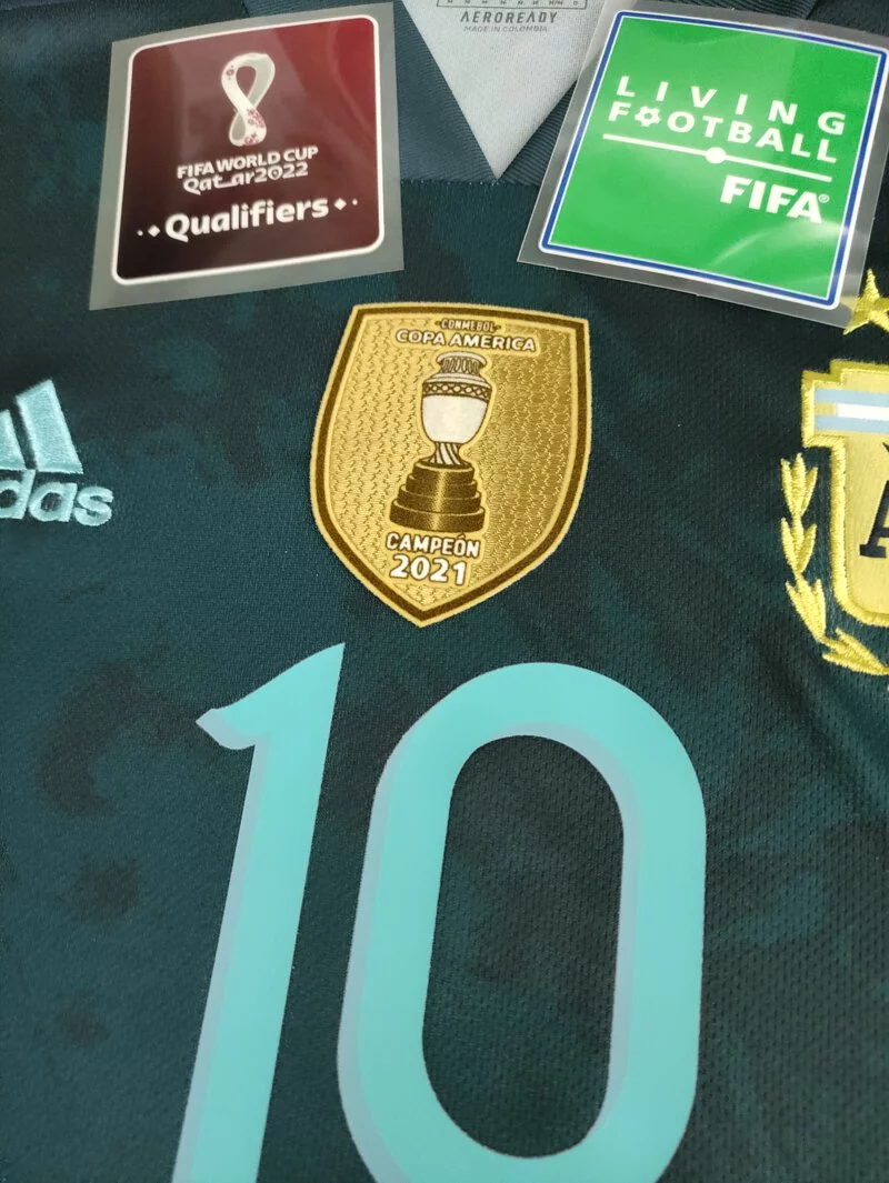 20-22 season Argentina national team away game Messi jersey