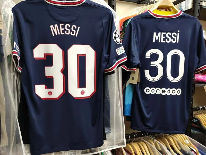 21-22 Paris Saint-Germain home stadium Messi Neymar Mbappe jersey