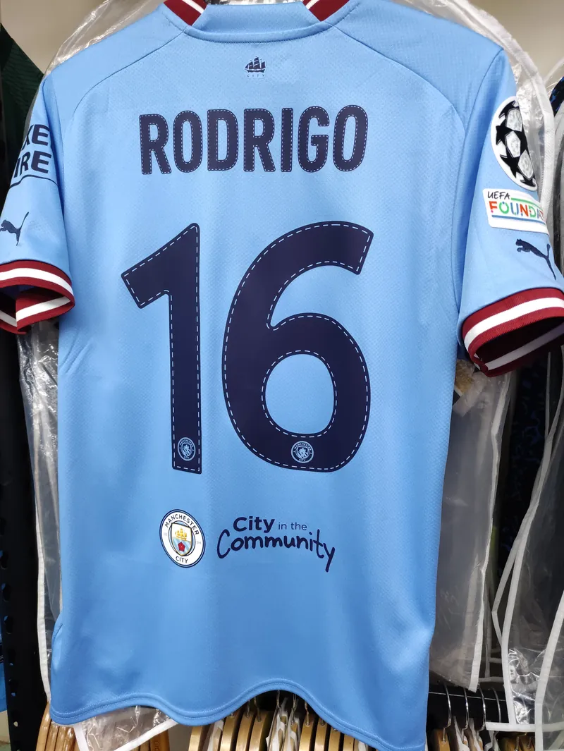 22-23 season Manchester City home Haaland jersey