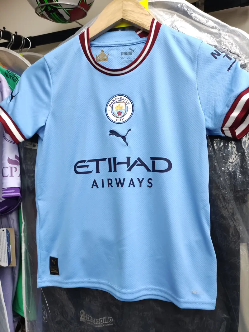 22-23 season Manchester City home children's Haaland jersey