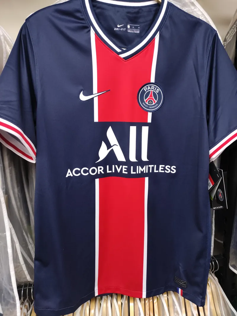 20-21 season Paris Saint-Germain home jersey Mbappe