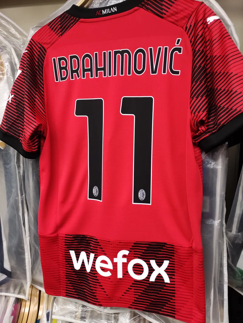 23-24 season AC Milan home Ibrahimovic jersey