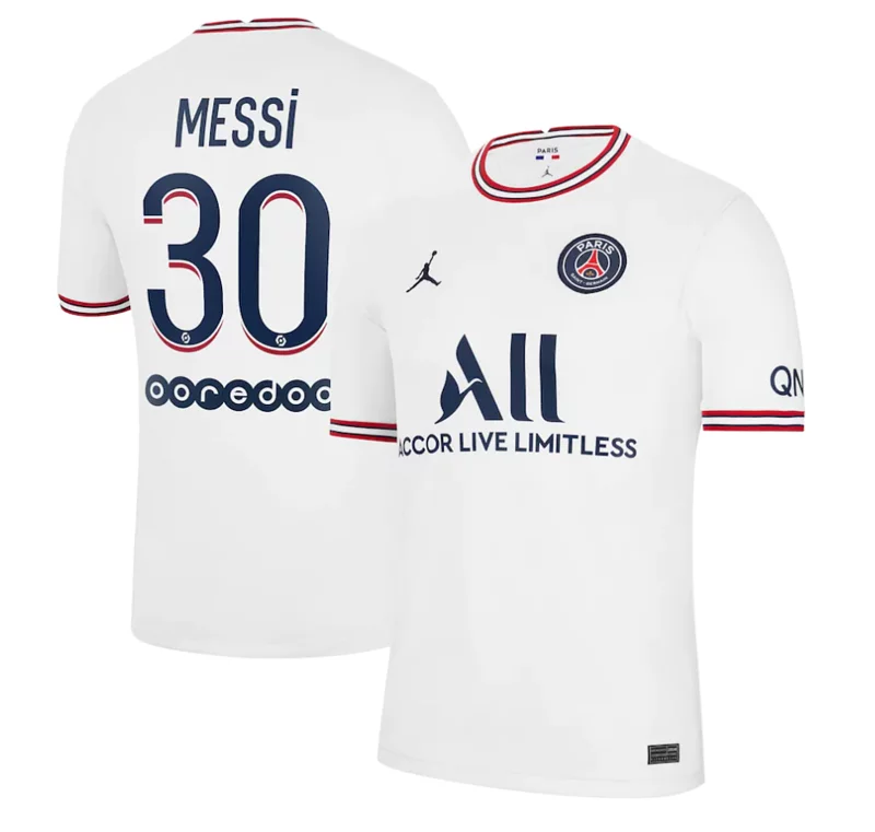 21-22 Paris Saint-Germain third away Messi jersey