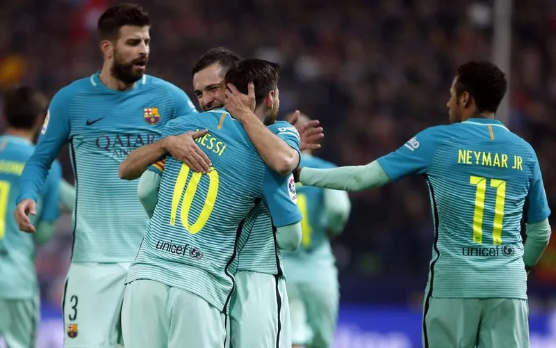 16-17 season Barcelona Messi Neymar jersey