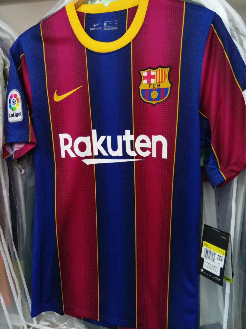 The Messi fan version jersey for the 20-21 Barcelona home game