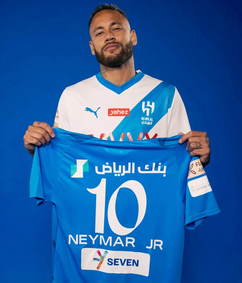 23-24 season Al-Hilal home Neymar jersey