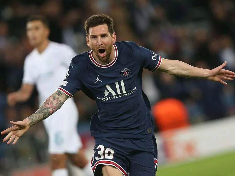 21-22 Paris Saint-Germain home stadium Messi Neymar Mbappe jersey