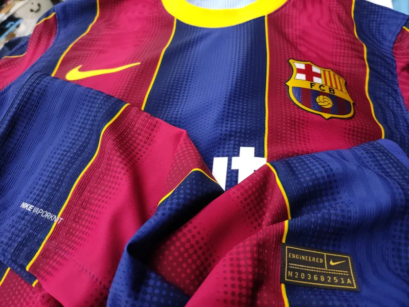 20-21 season Barcelona home jersey Messi