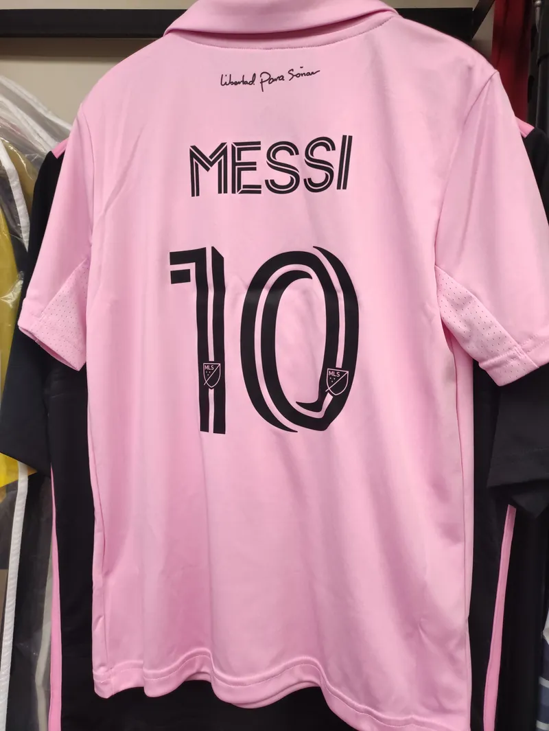 23-24 Inter Milan Miami Home Messi Jersey for Kids