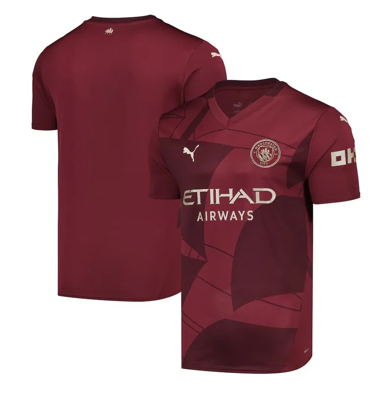 24-25 season Manchester City second away Haaland jersey