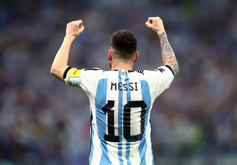 2022 Argentina National Team Home Messi Jerse