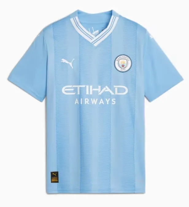 23-24 season Manchester City home children's Haaland jersey