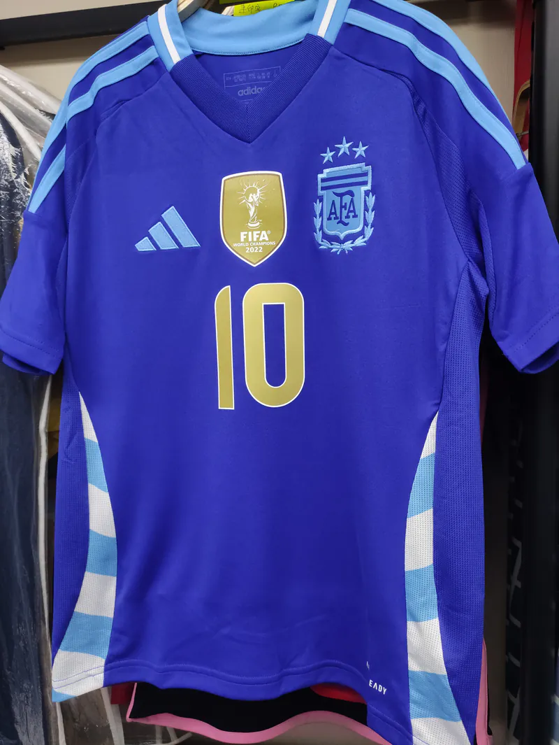 2024 Argentina National Team Away Messi Kids Jersey