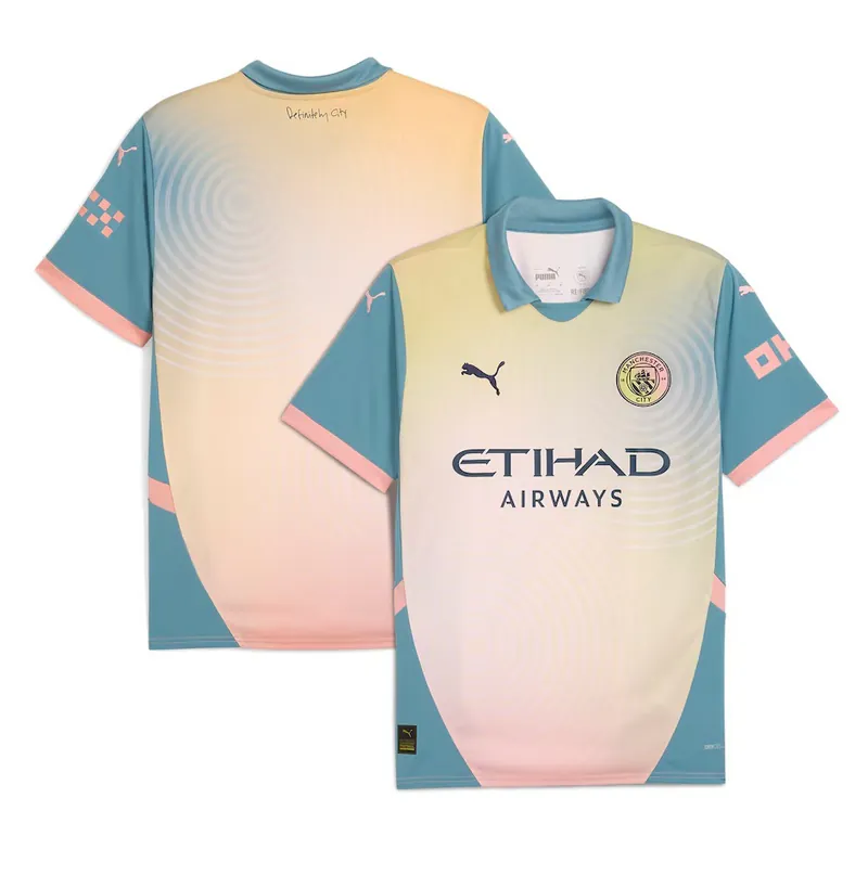 24-25 season Manchester City third away Haaland jersey