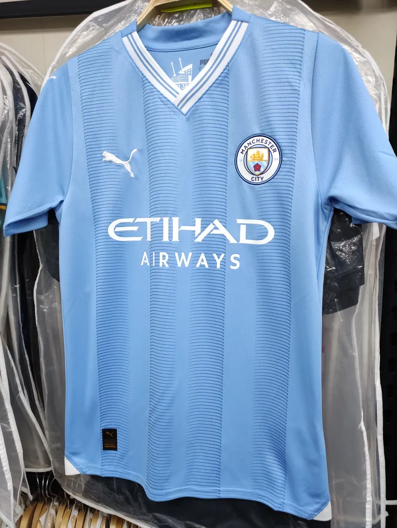 23-24 season Manchester City home Haaland jersey