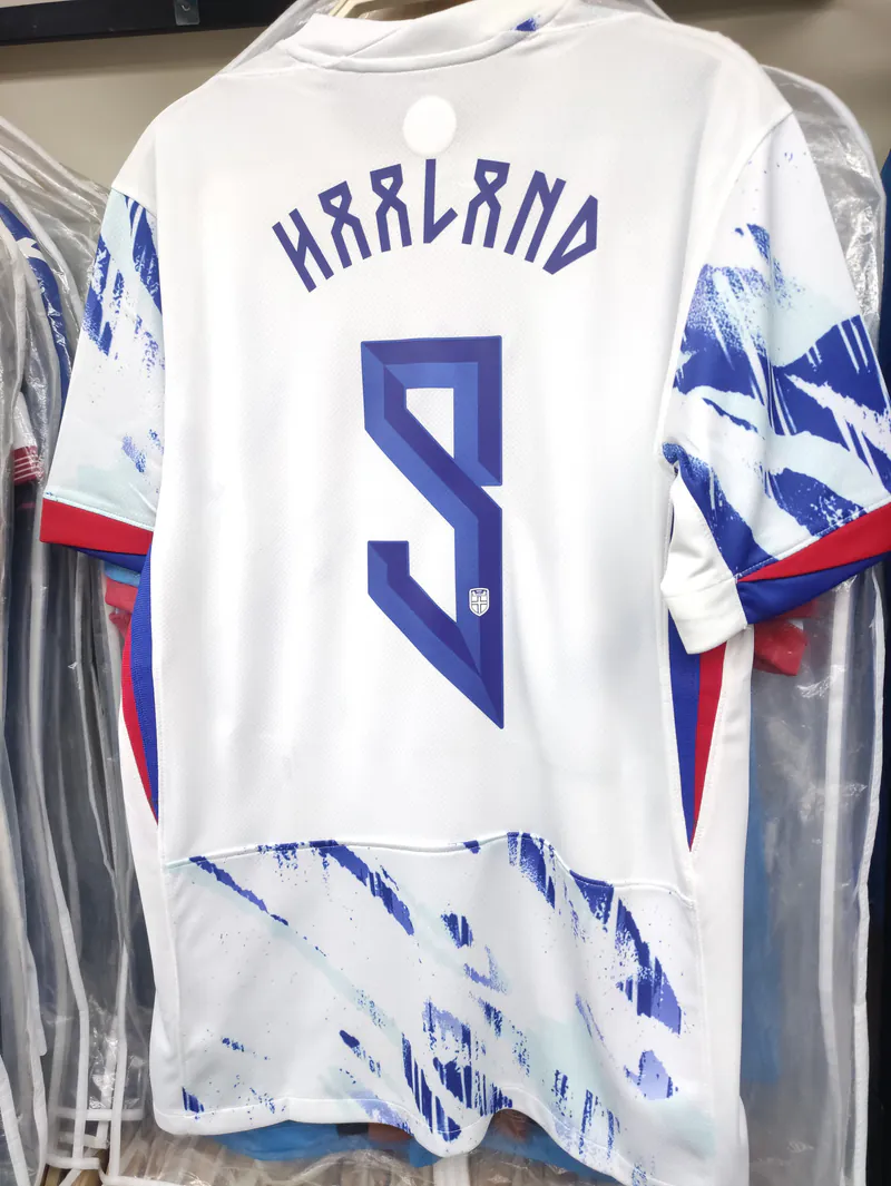 2024 Norway national team away jersey Haaland