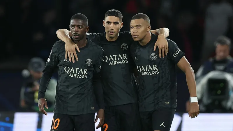 23-24 season Paris Saint-Germain second away Mbappe jersey