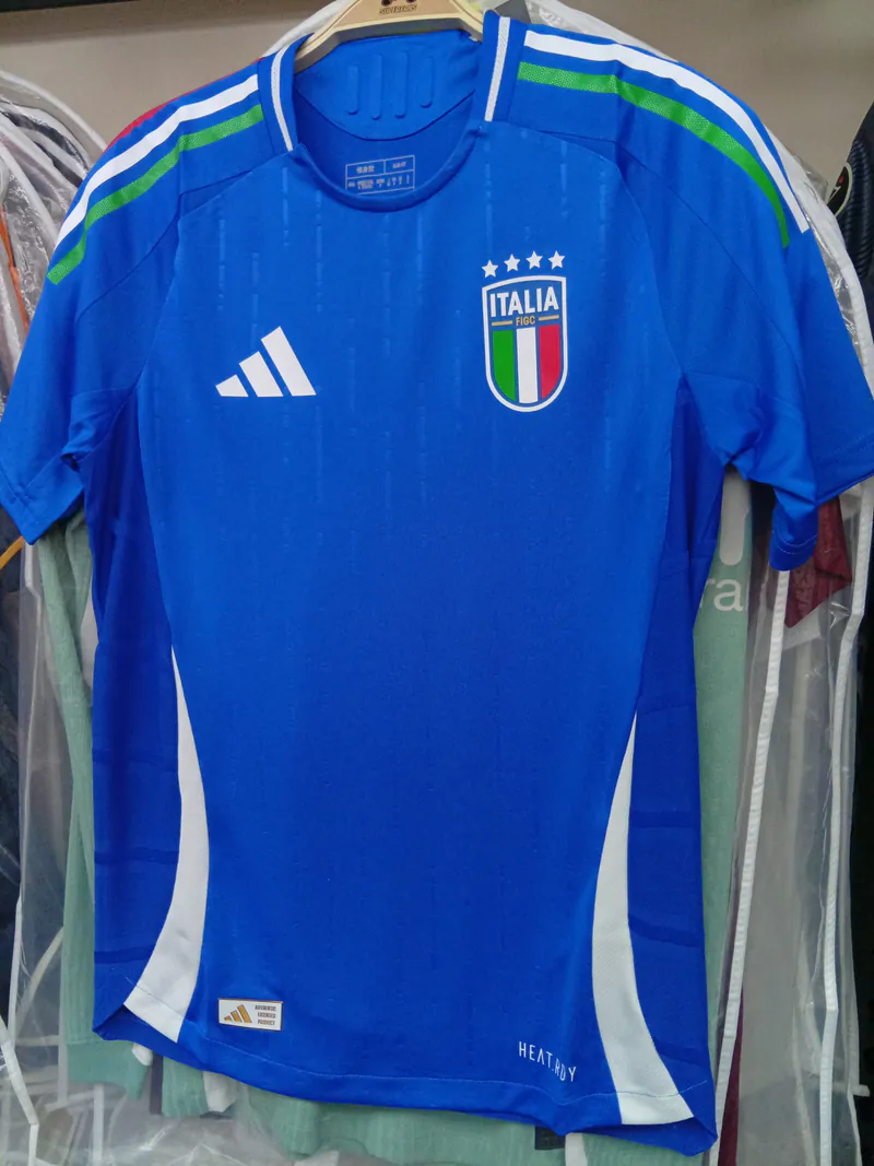 The 2024 Italian national team home player edition jersey