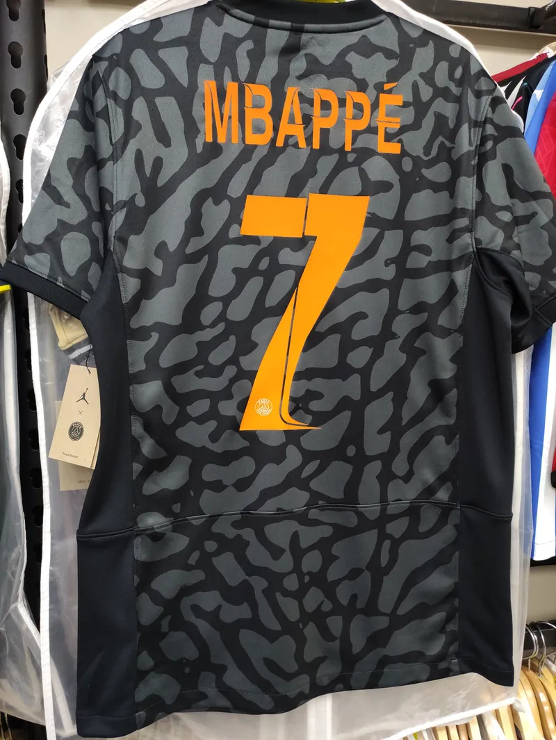 23-24 season Paris Saint-Germain second away Mbappe jersey