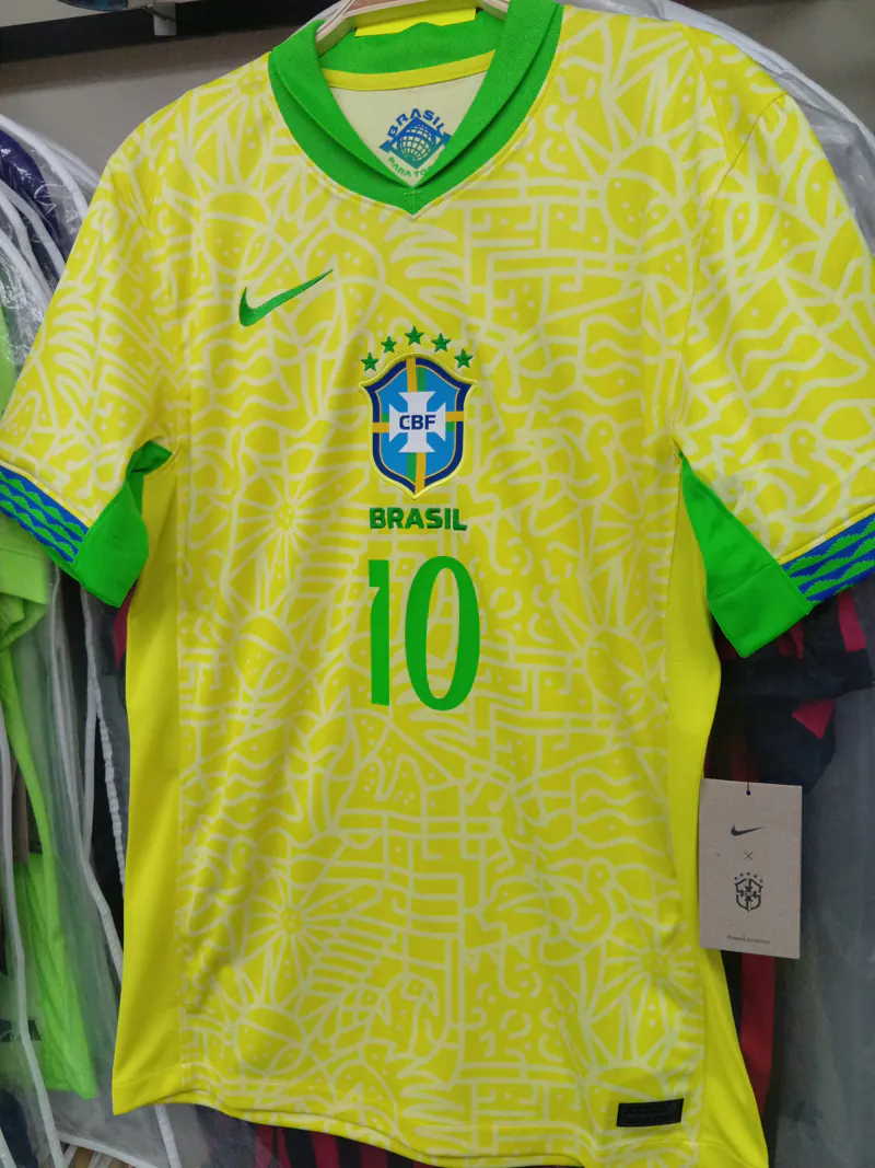 2024 Brazil National Team Home Jersey by Neymar