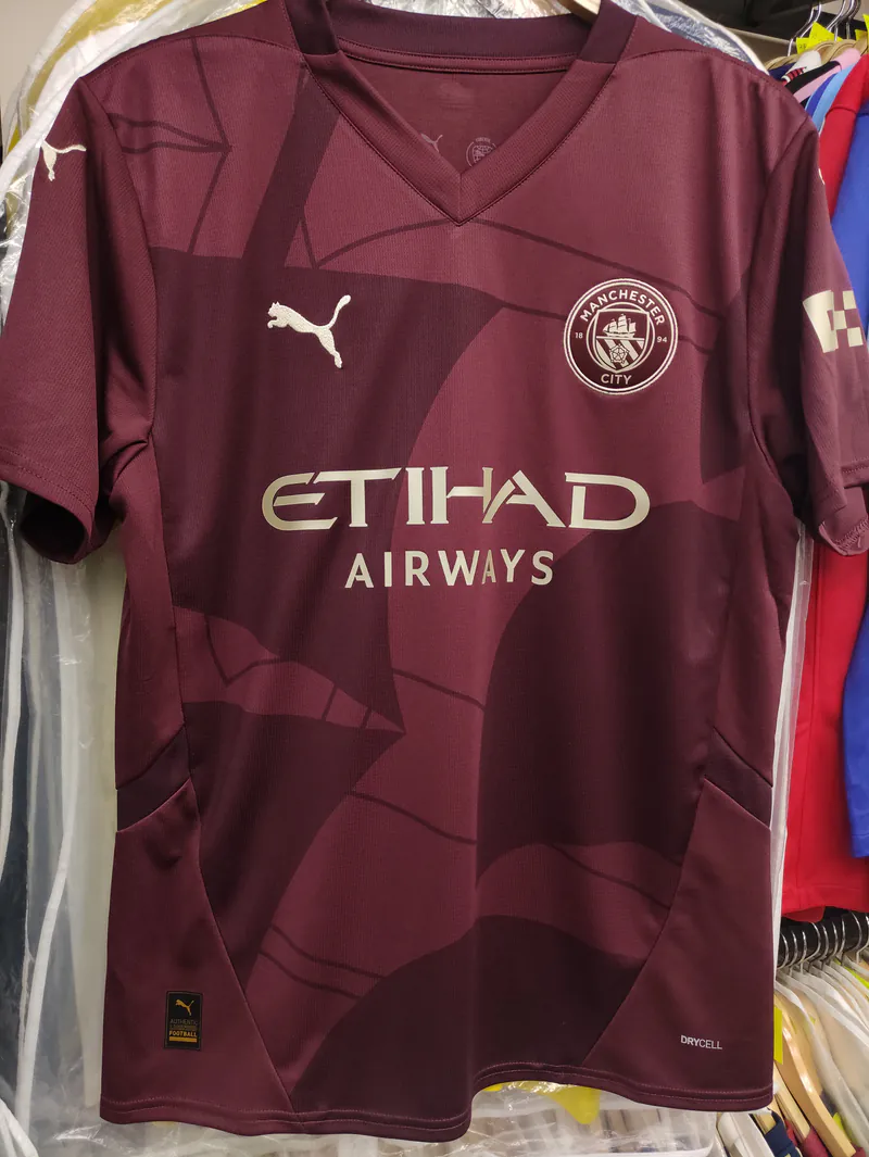 24-25 season Manchester City second away Haaland jersey