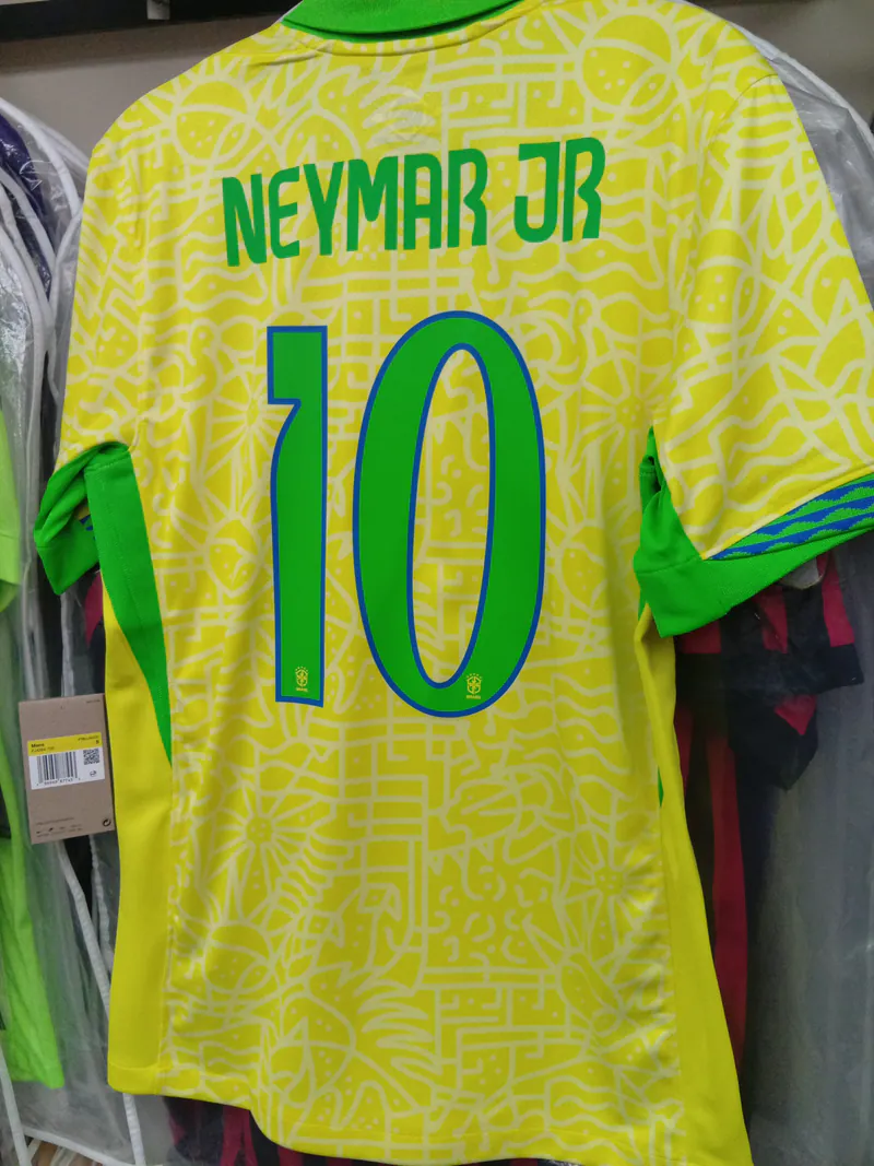 2024 Brazil National Team Home Jersey by Neymar