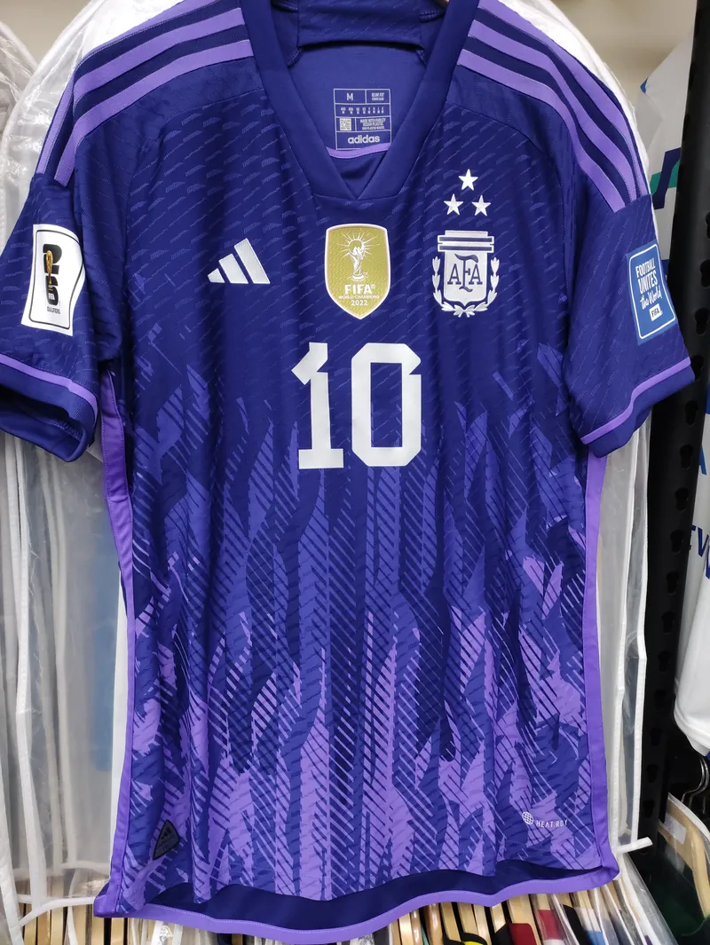 2023 Argentina National Team 3 Stars Version Away Match Issue Messi Jersey
