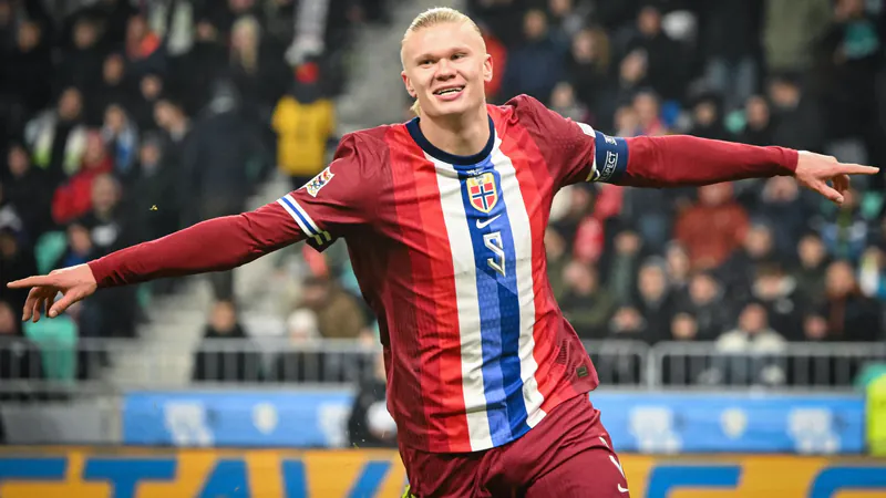 2024 Norway national team home jersey Haaland