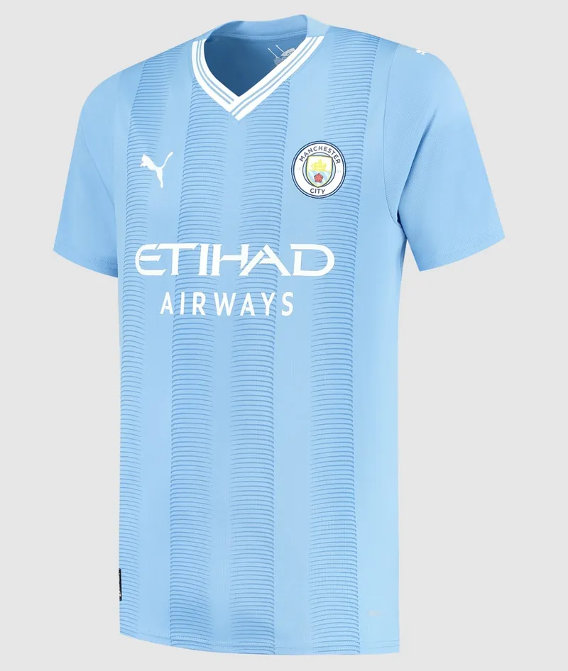 23-24 season Manchester City home Haaland jersey